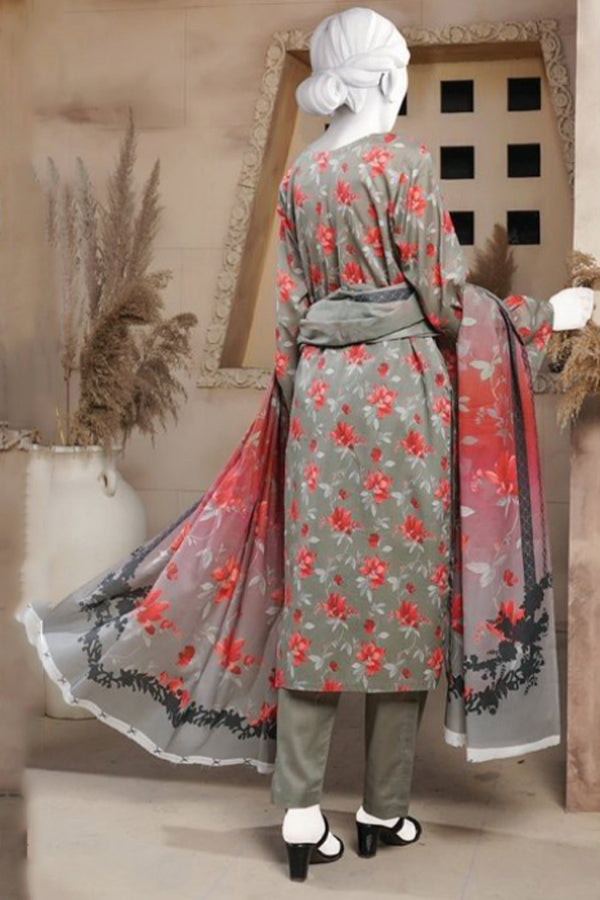 Oriens Print Lawn'25 D#5549 (G Grey)