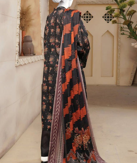 Oriens Print Lawn'25 D#5550(Black)