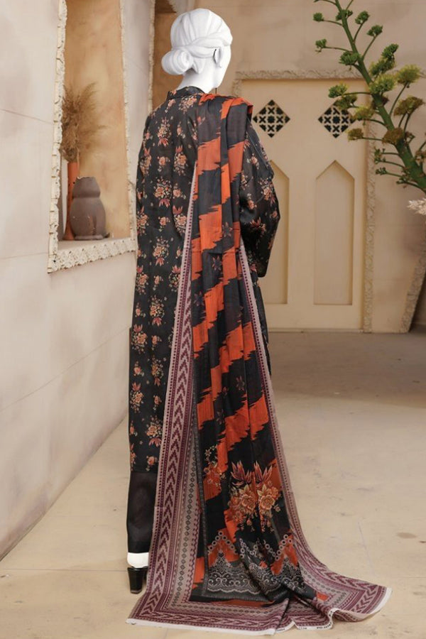 Oriens Print Lawn'25 D#5550(Black)