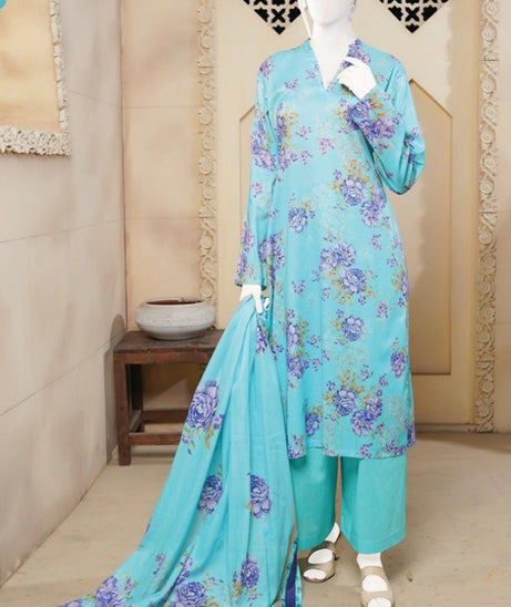 Oriens Print Lawn'25 D#5551 (Ferozi)