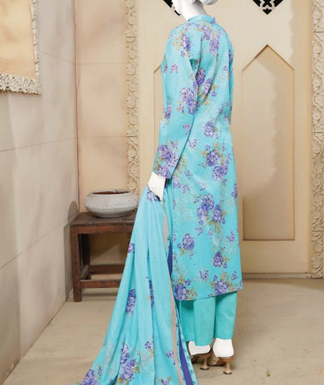 Oriens Print Lawn'25 D#5551 (Ferozi)