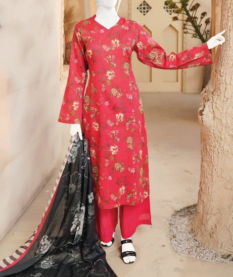Oriens Print Lawn'25 D#5554 (Red)