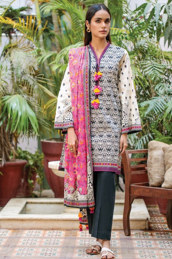 Orient Summer Lawn`21 2 Pcs OTL#23 (Pink)