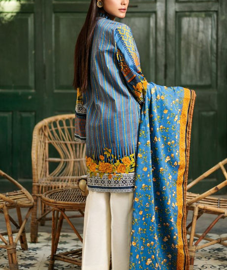 Orient Summer Lawn`21 2 Pcs OTL#24 (Blue)