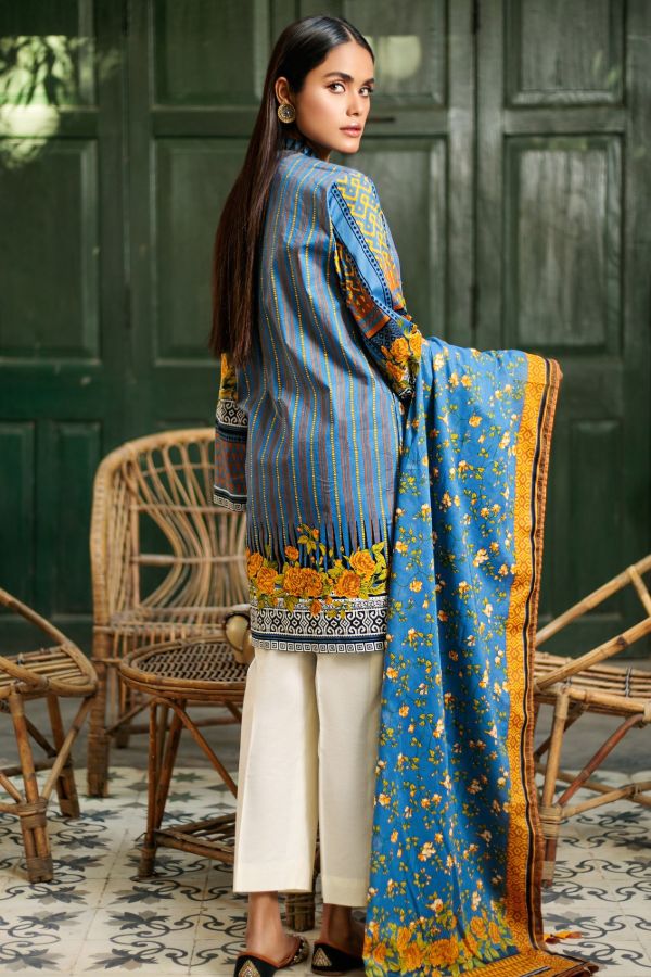 Orient Summer Lawn`21 2 Pcs OTL#24 (Blue)