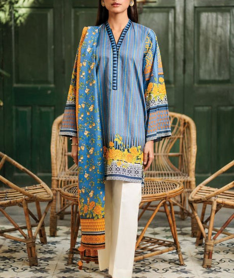 Orient Summer Lawn`21 2 Pcs OTL#24 (Blue)