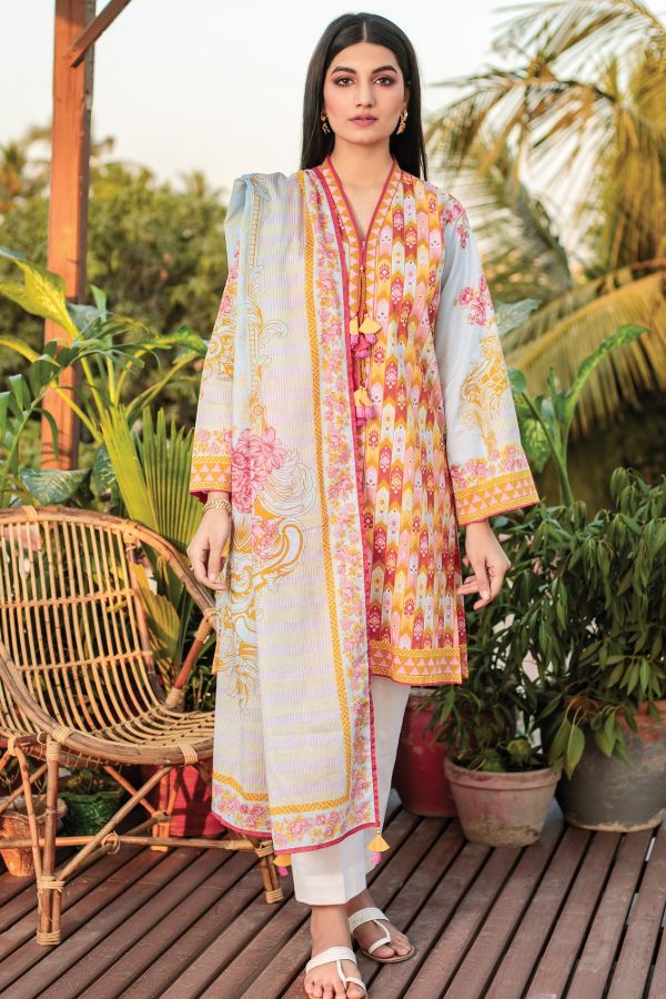 Orient Summer Lawn`21 2 Pcs OTL#25 (Blue)