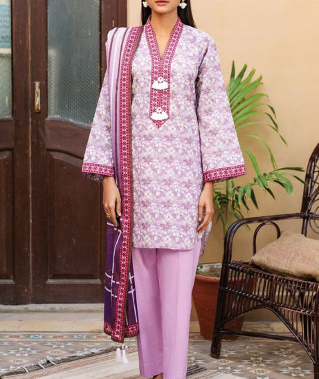 Orient Summer Lawn 3Pcs`21 OTL#04 (Purple)