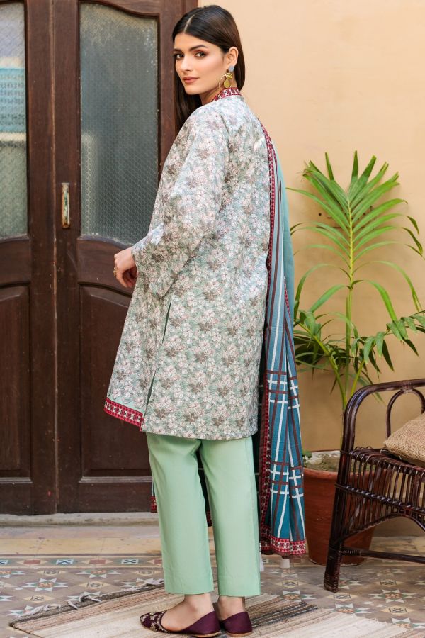 Orient Summer Lawn 3Pcs`21 OTL#04 (Green)