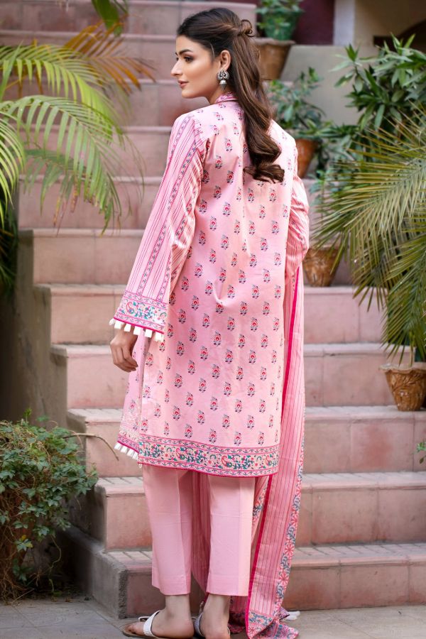 Orient Summer Lawn 3Pcs`21 OTL#08 (Pink)