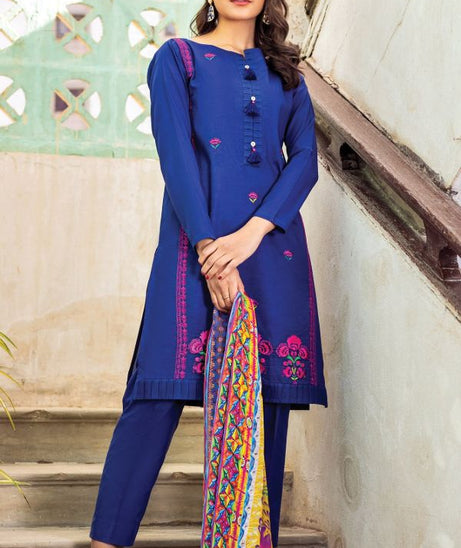 Orient Summer Lawn 3Pcs`21 OTL#13 (Blue)