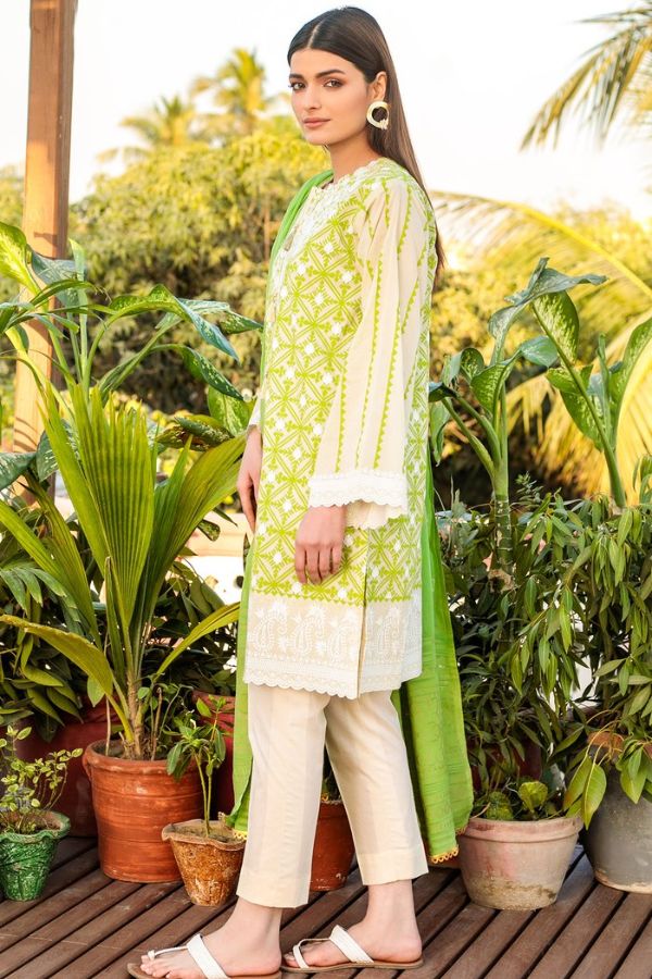 Orient Summer Lawn 3Pcs`21 OTL#18 (Green)
