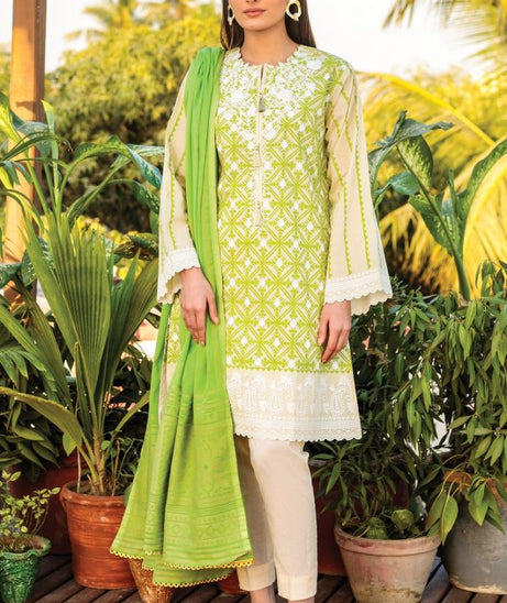 Orient Summer Lawn 3Pcs`21 OTL#18 (Green)