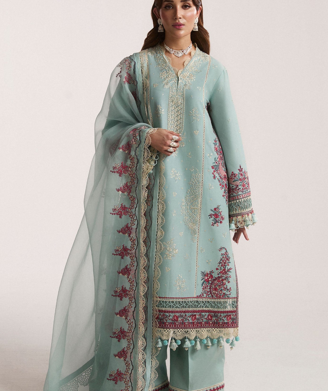 Hussain Rehar Eid Edit Lawn'24 (MORAINE)