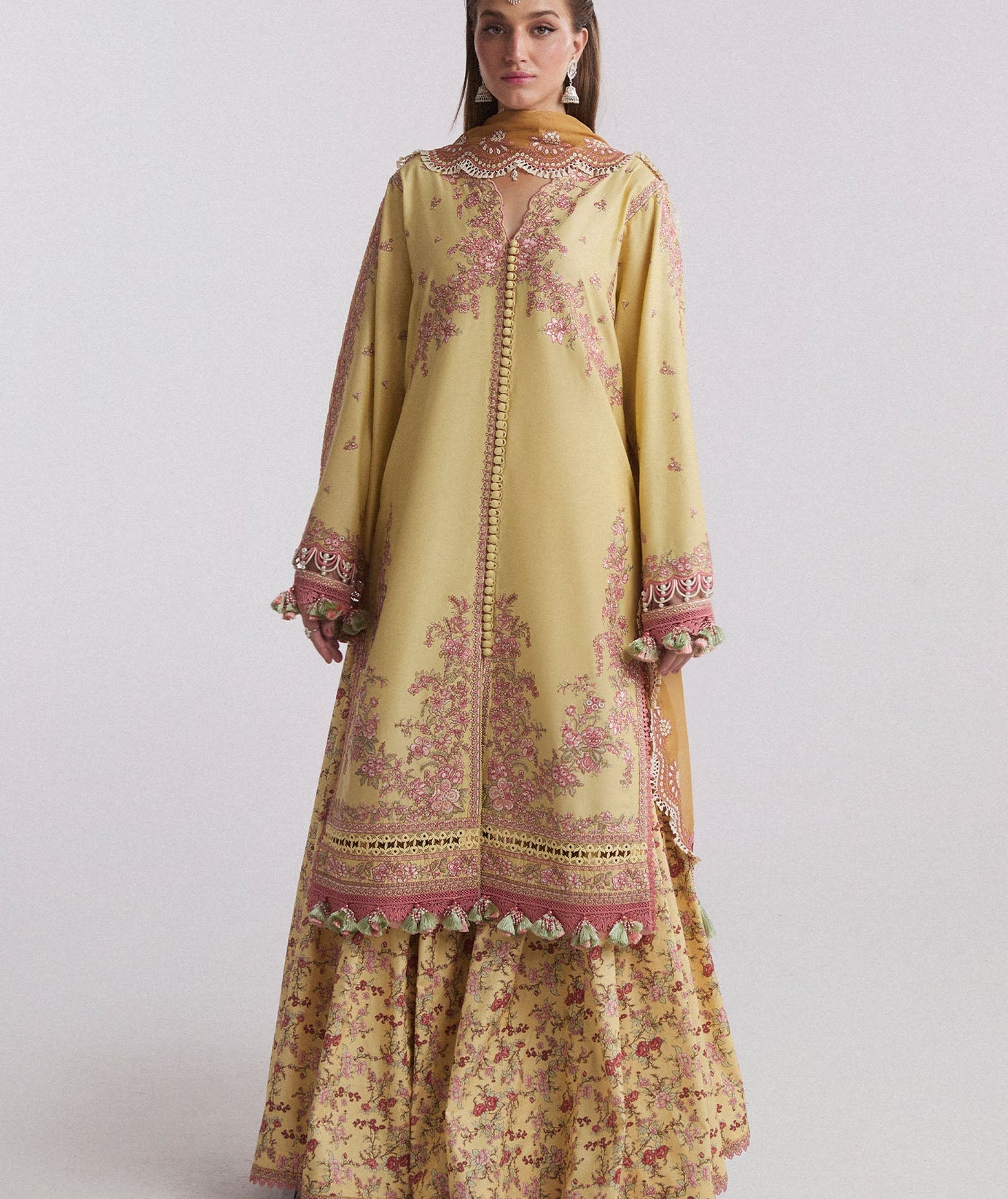 Hussain Rehar Eid Edit Lawn'24 (LIMONE)