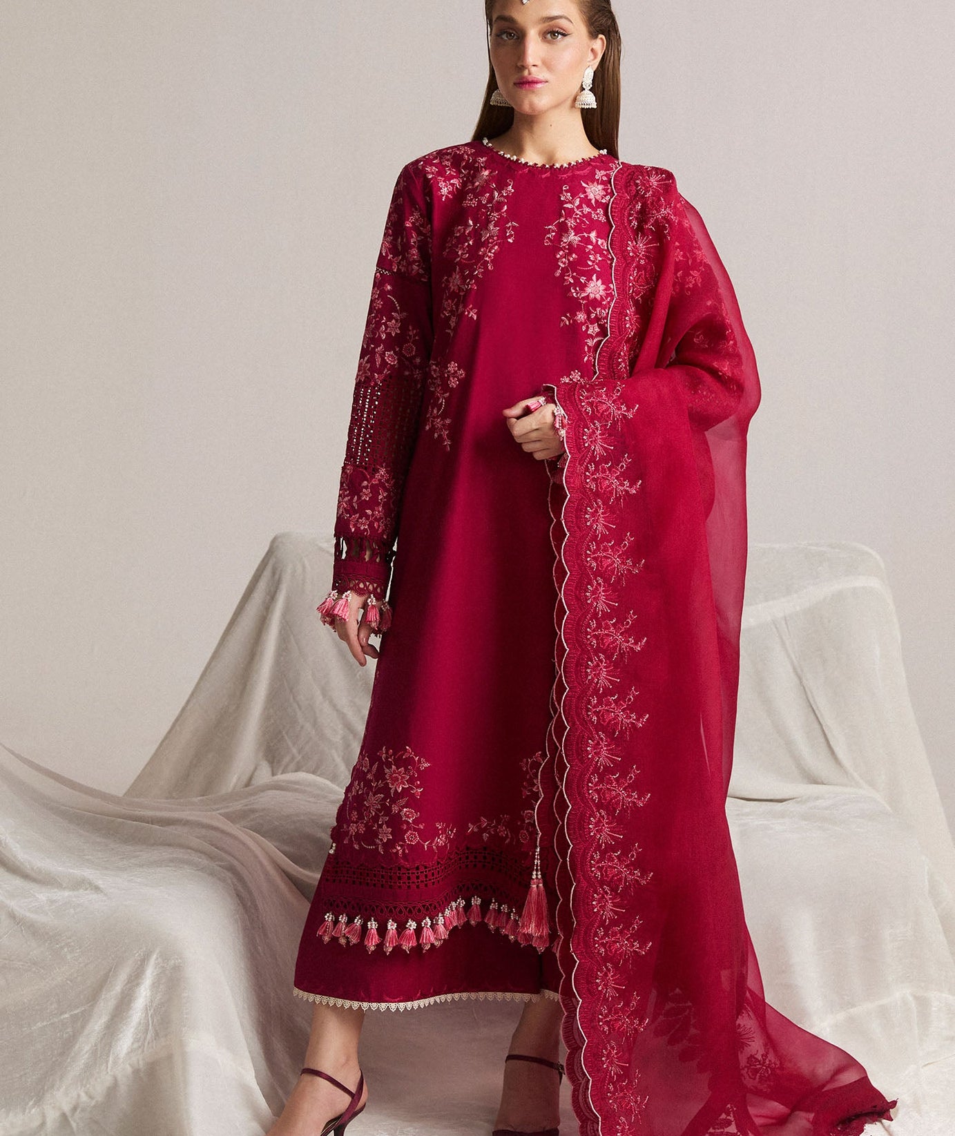 Hussain Rehar Eid Edit Lawn'24 (PELLE)