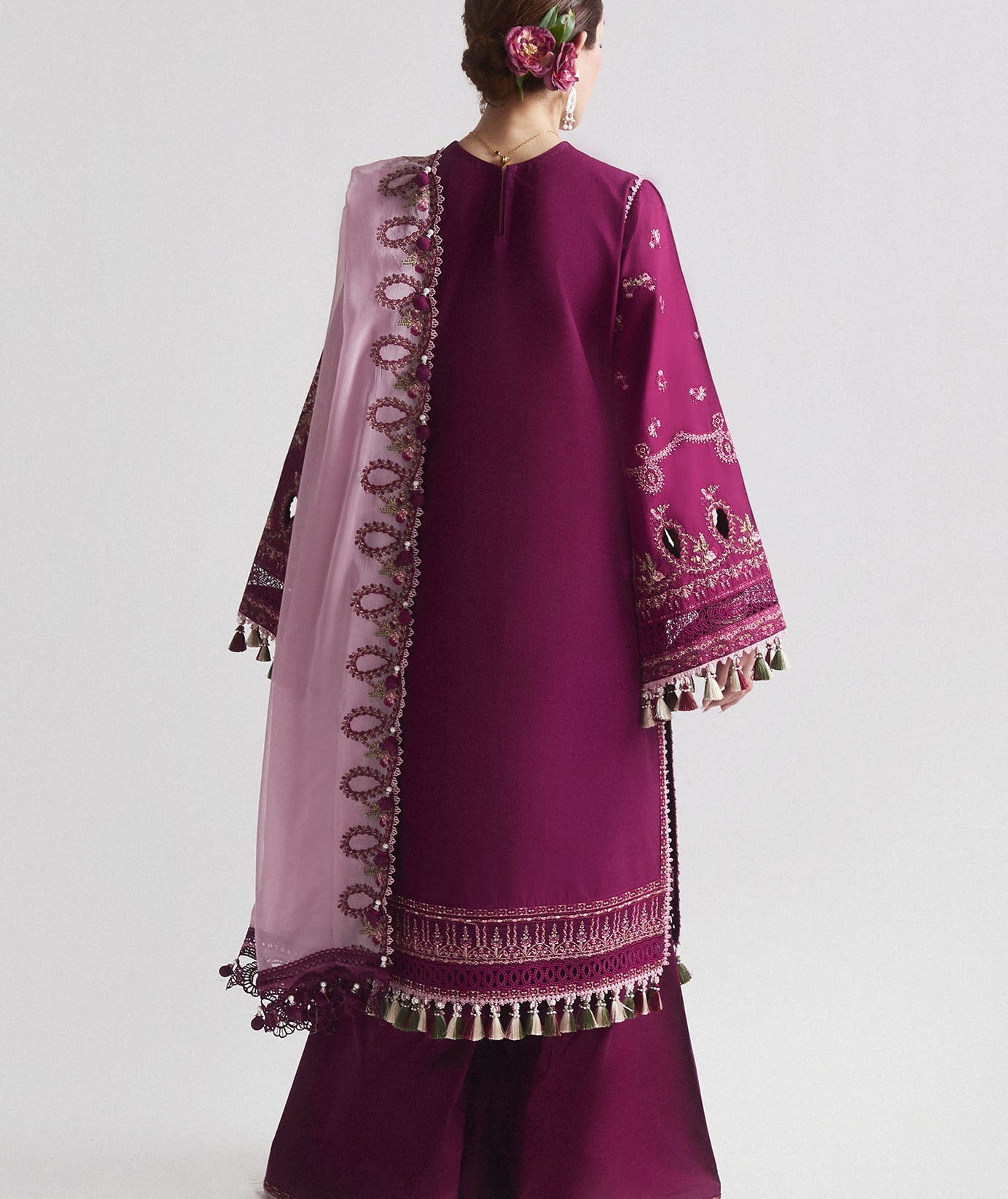 Hussain Rehar Eid Edit Lawn'24 (SANGRIA)
