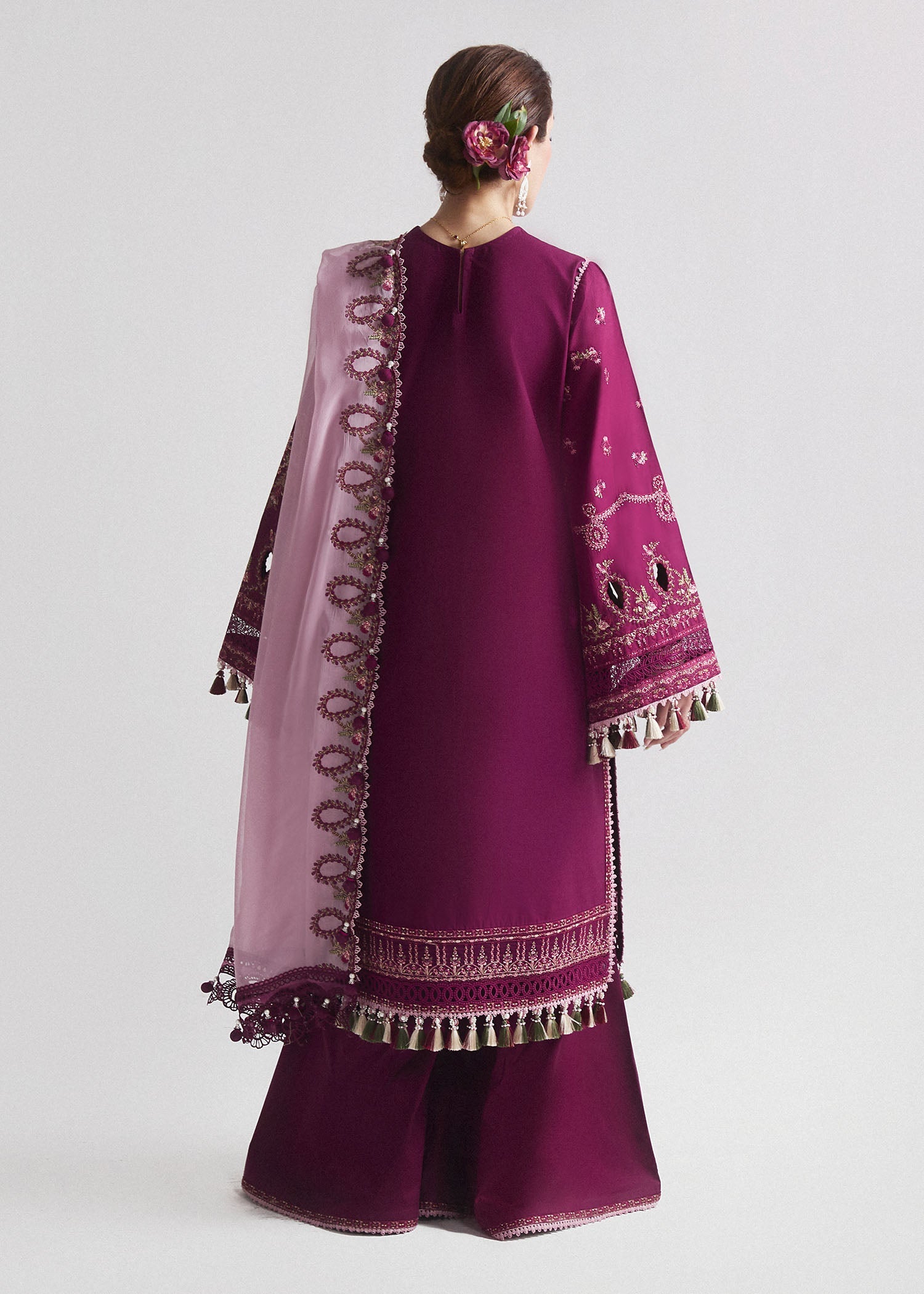 Hussain Rehar Eid Edit Lawn'24 (SANGRIA)