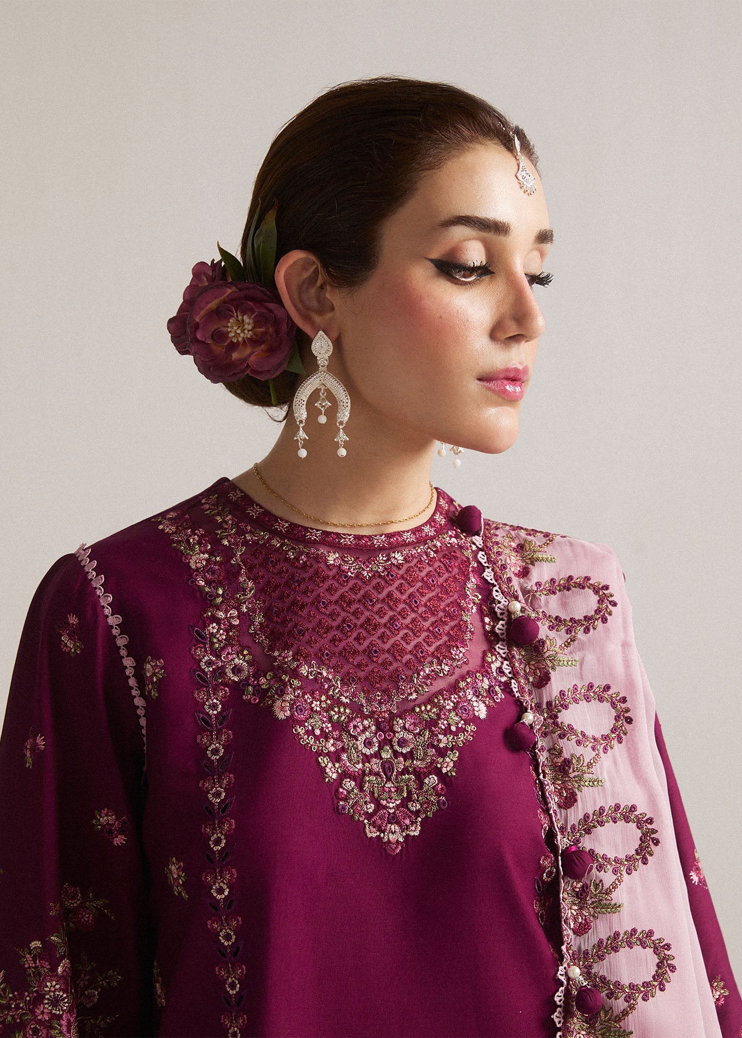 Hussain Rehar Eid Edit Lawn'24 (SANGRIA)