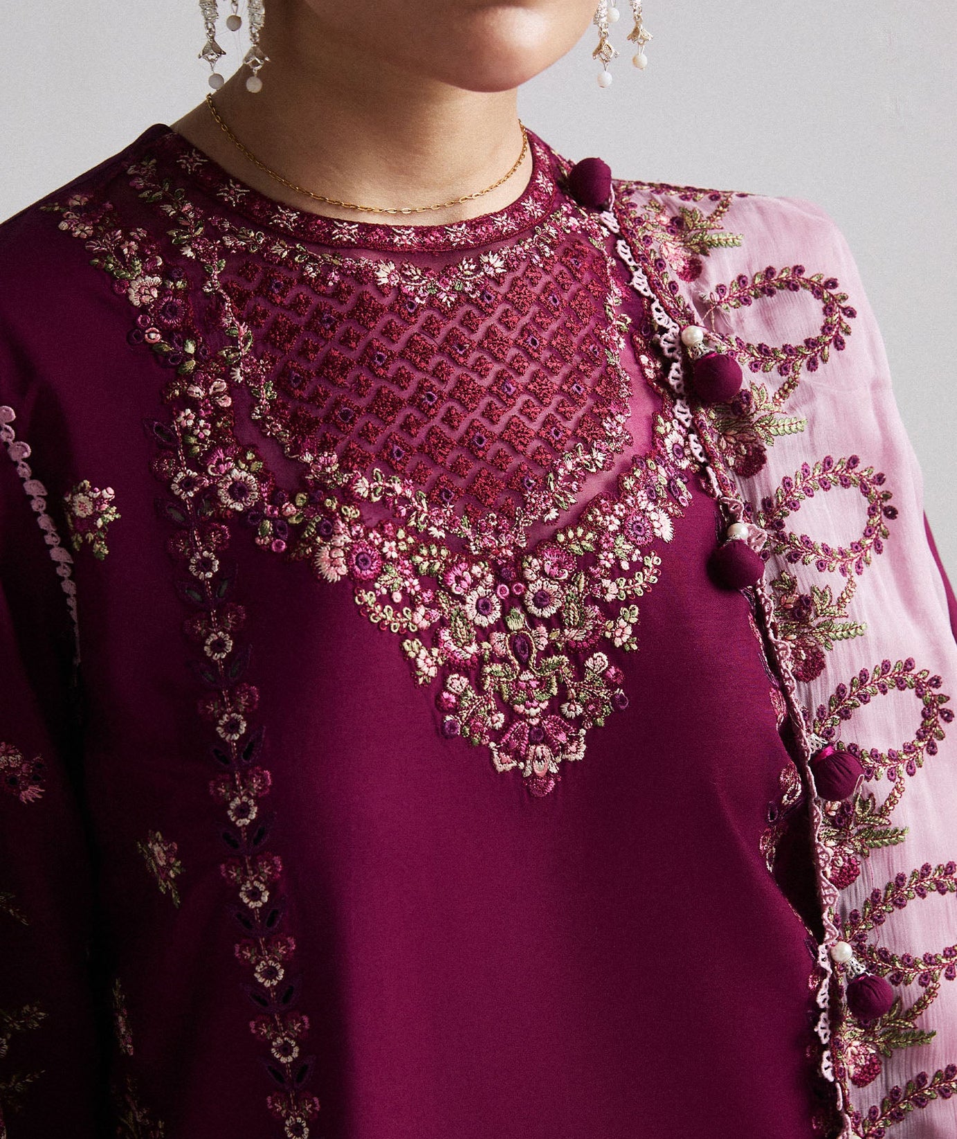 Hussain Rehar Eid Edit Lawn'24 (SANGRIA)