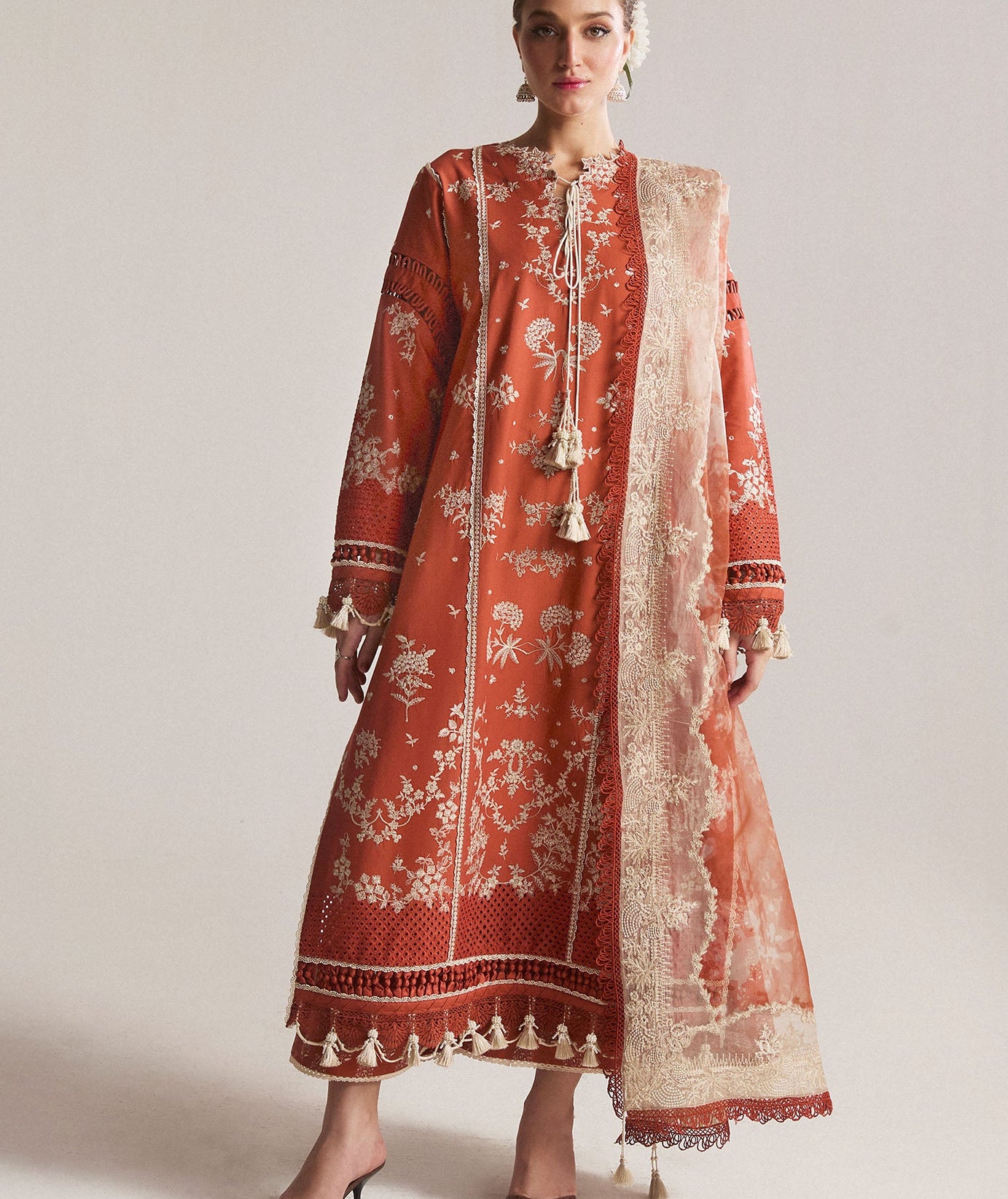 Hussain Rehar Eid Edit Lawn'24 (SIENNA)