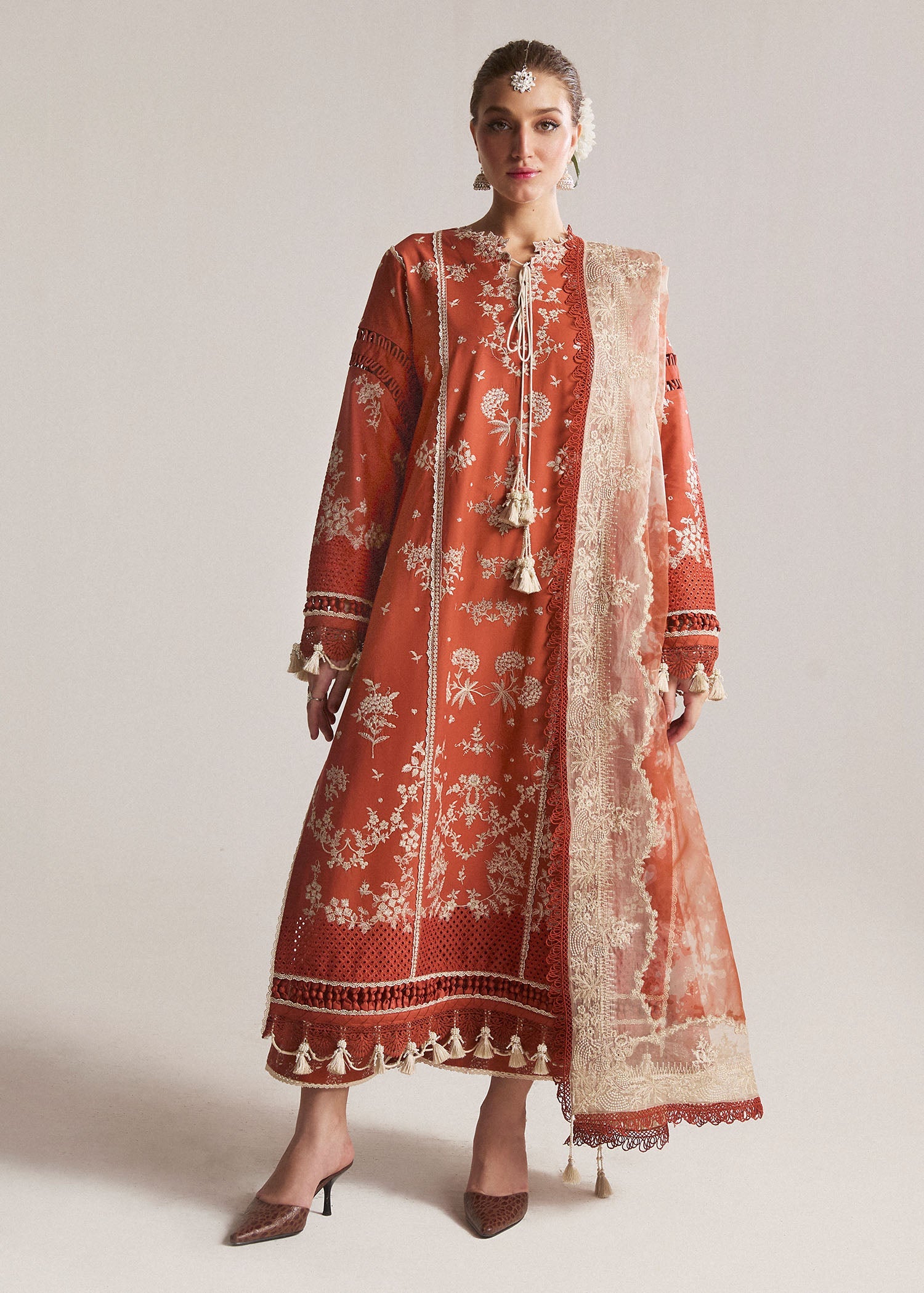 Hussain Rehar Eid Edit Lawn'24 (SIENNA)