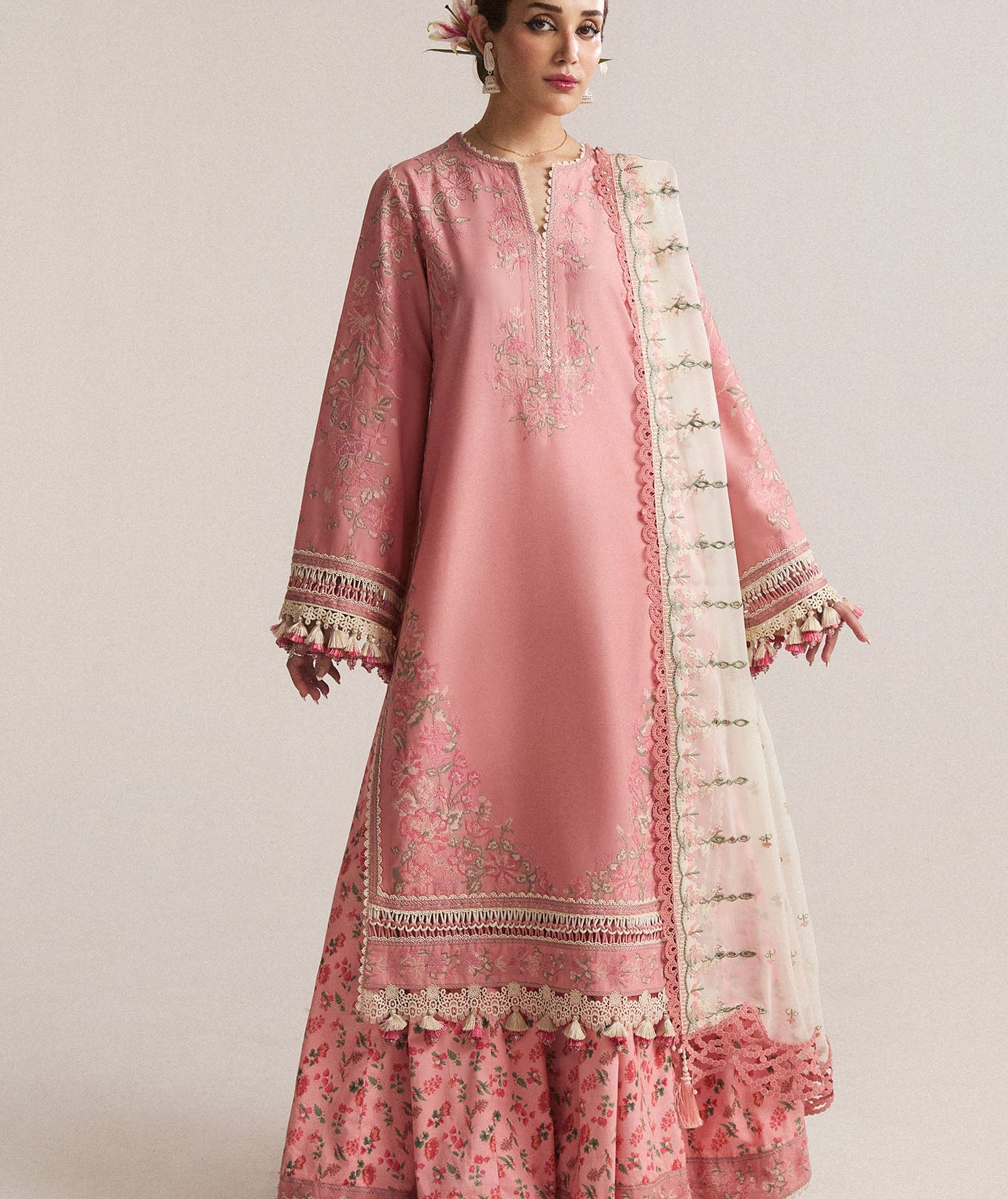 Hussain Rehar Eid Edit Lawn'24 (BELLA)