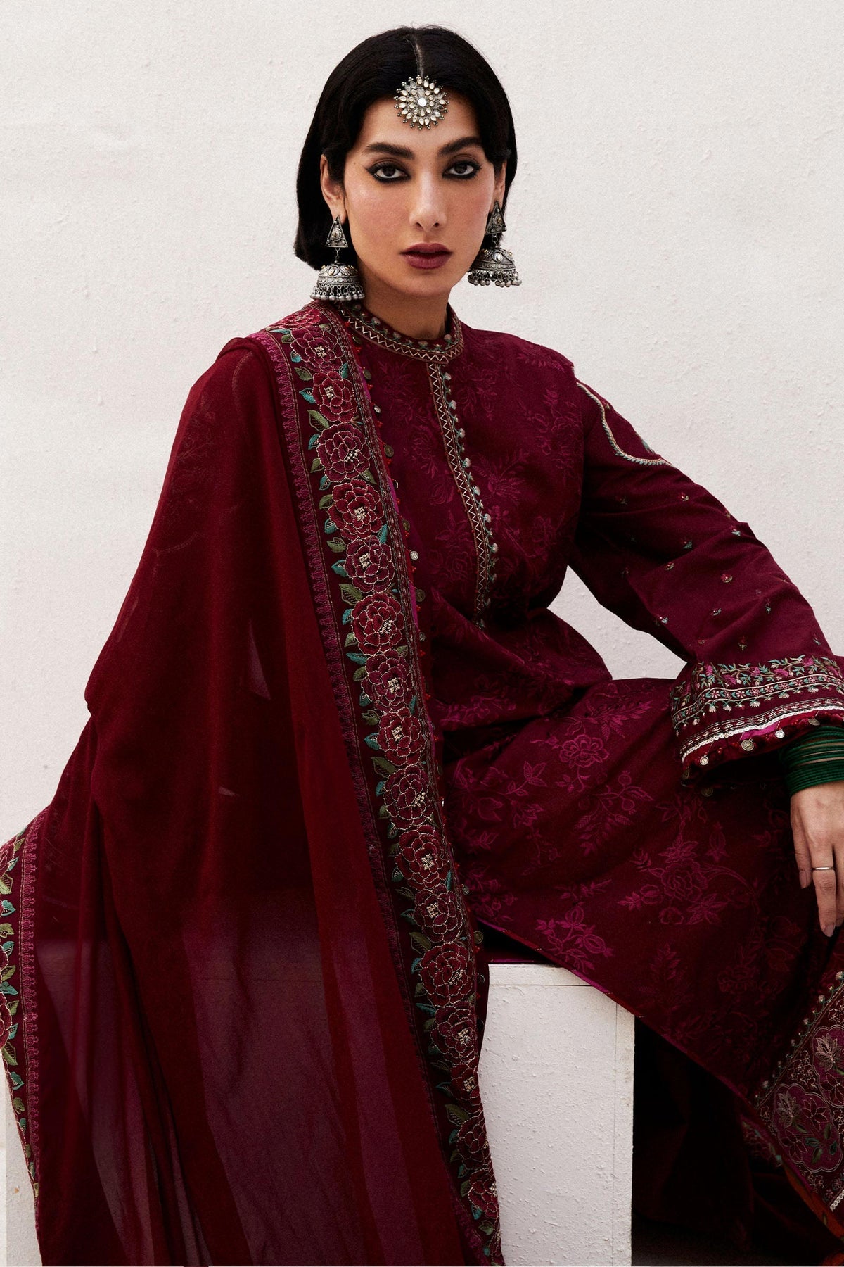 Zara Shahjahan Lawn Unstitched 2024 PARSA-9A