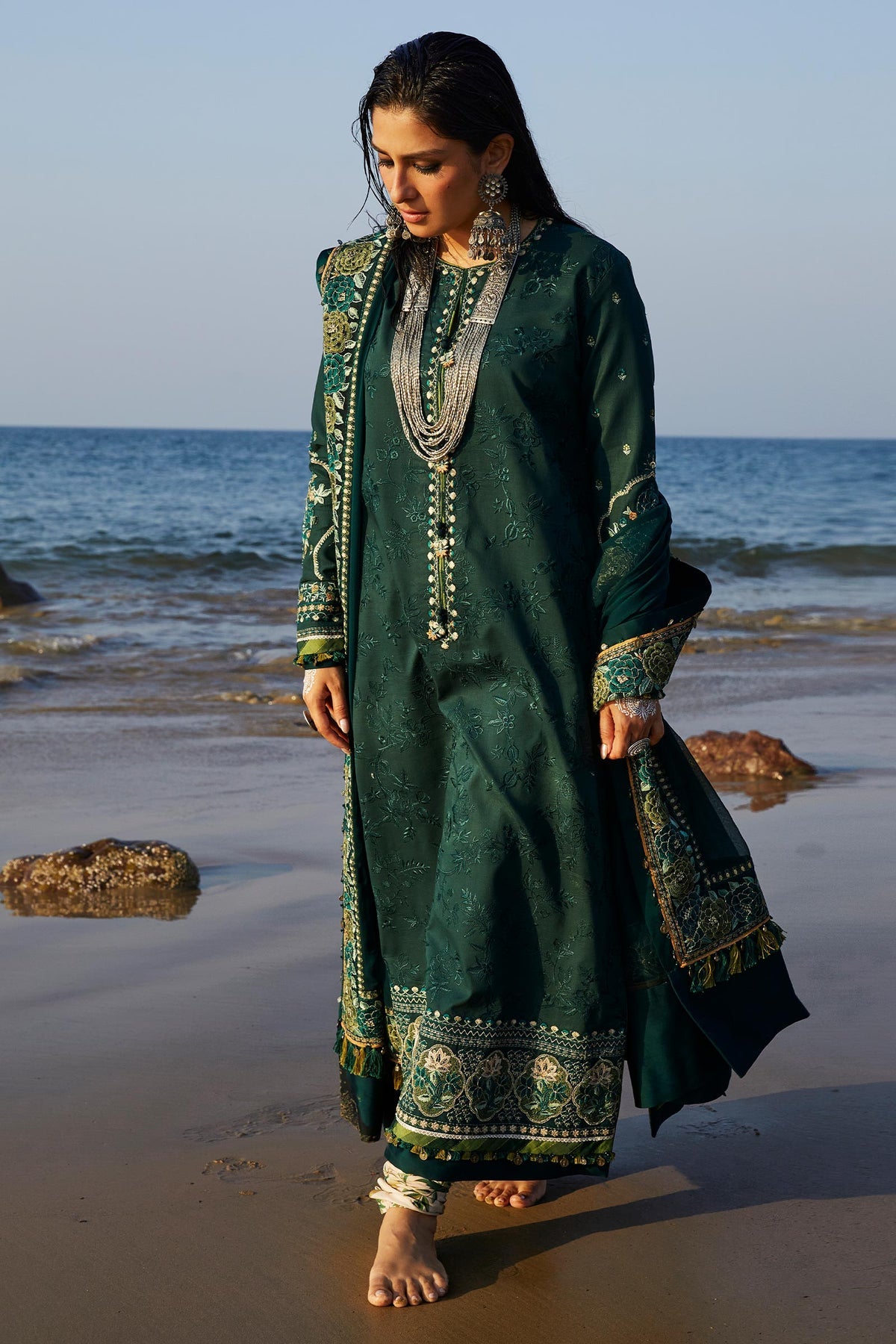 Zara Shahjahan Lawn Unstitched 2024 PARSA-9B