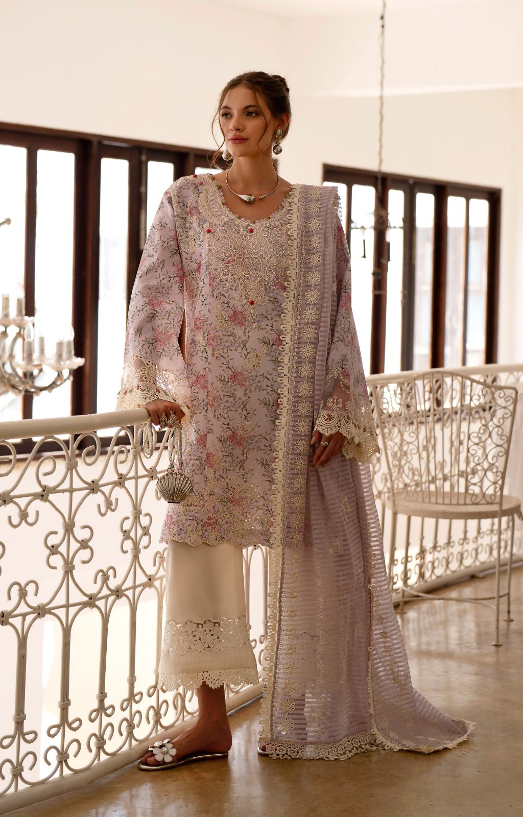 AJR Printkari Lawn`25 AJR#01 Pearl