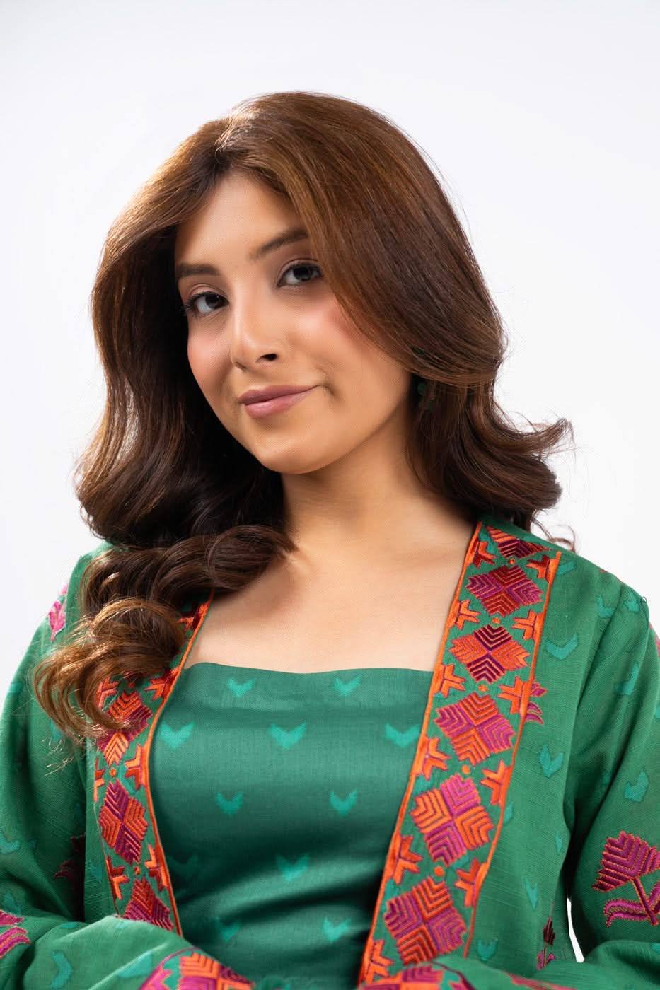 Al-Karam Winter Collection'24 FW#11.1 (Green)