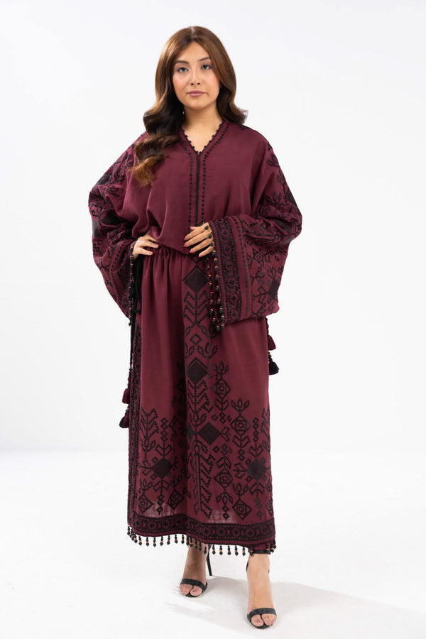 Al-Karam Winter Collection'24 FW#28 (Maroon)