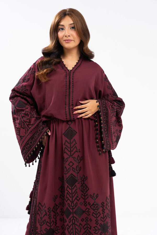 Al-Karam Winter Collection'24 FW#28 (Maroon)