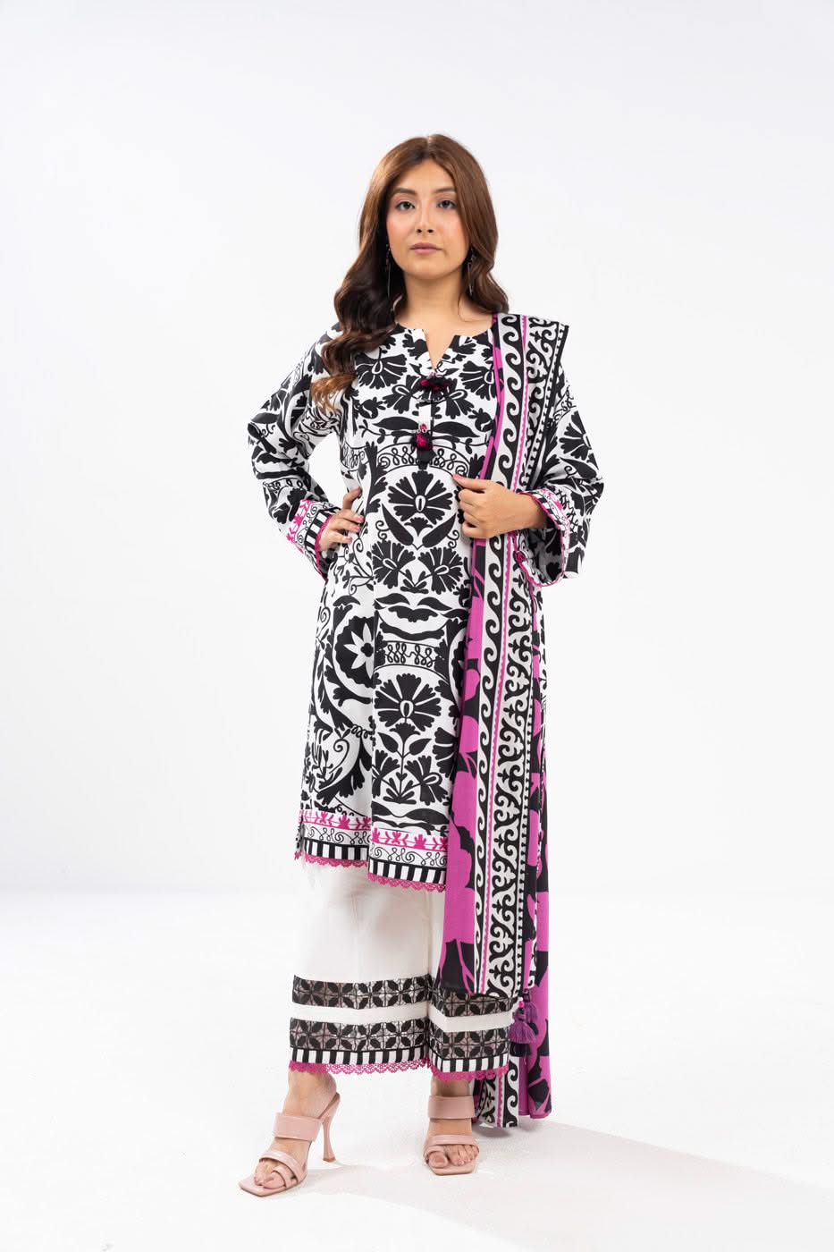 Al-Karam Winter Collection'24 FW#36 (White)
