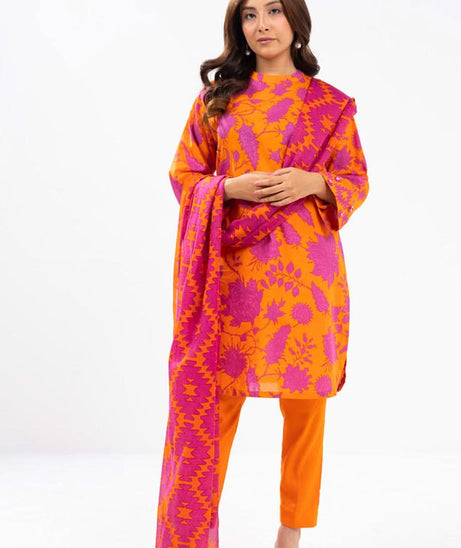 Al-Karam Winter Collection'24 FW#37 (Orange)