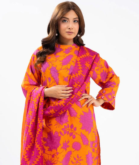 Al-Karam Winter Collection'24 FW#37 (Orange)