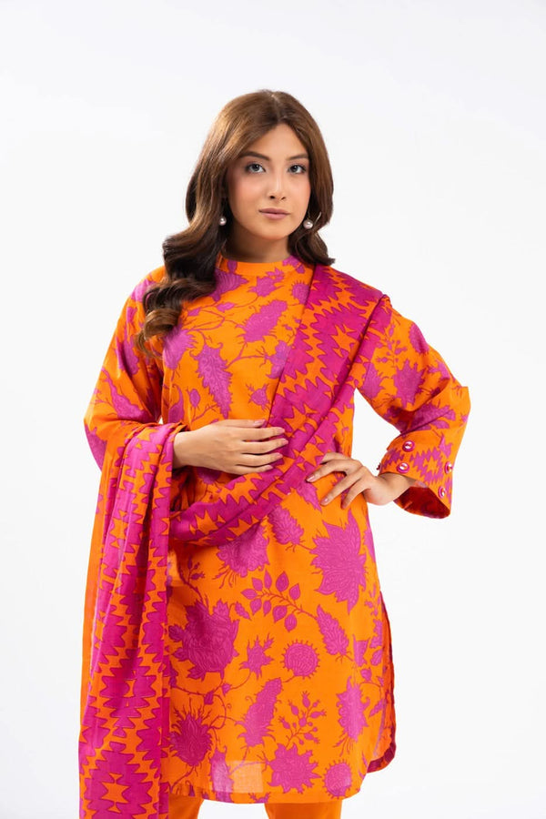 Al-Karam Winter Collection'24 FW#37 (Orange)