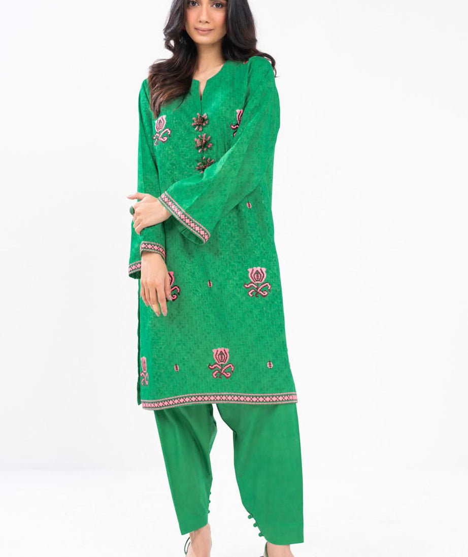 Al-Karam Winter Collection'24 FW#57 (GREEN)