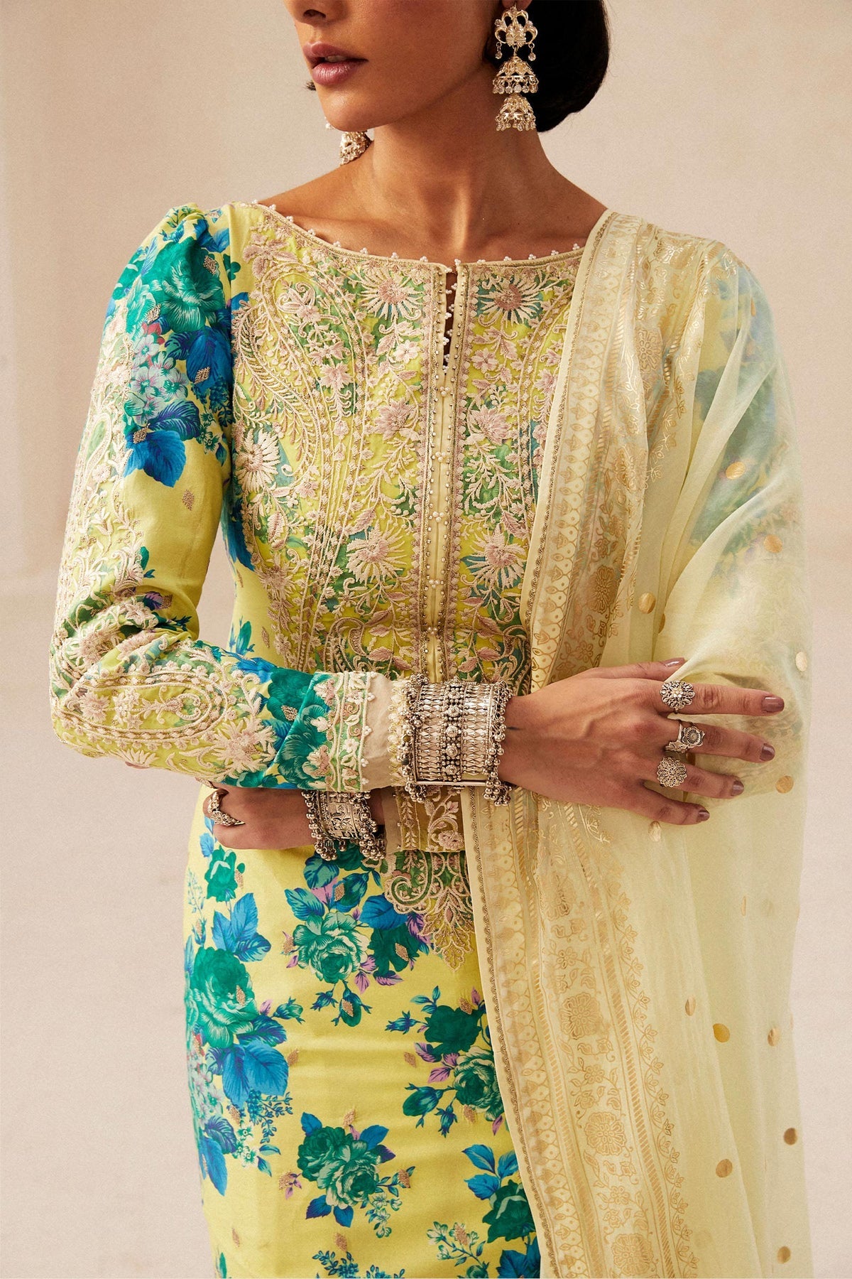 Zara Shahjahan Lawn Unstitched 2024 PHOOL KARI-13A
