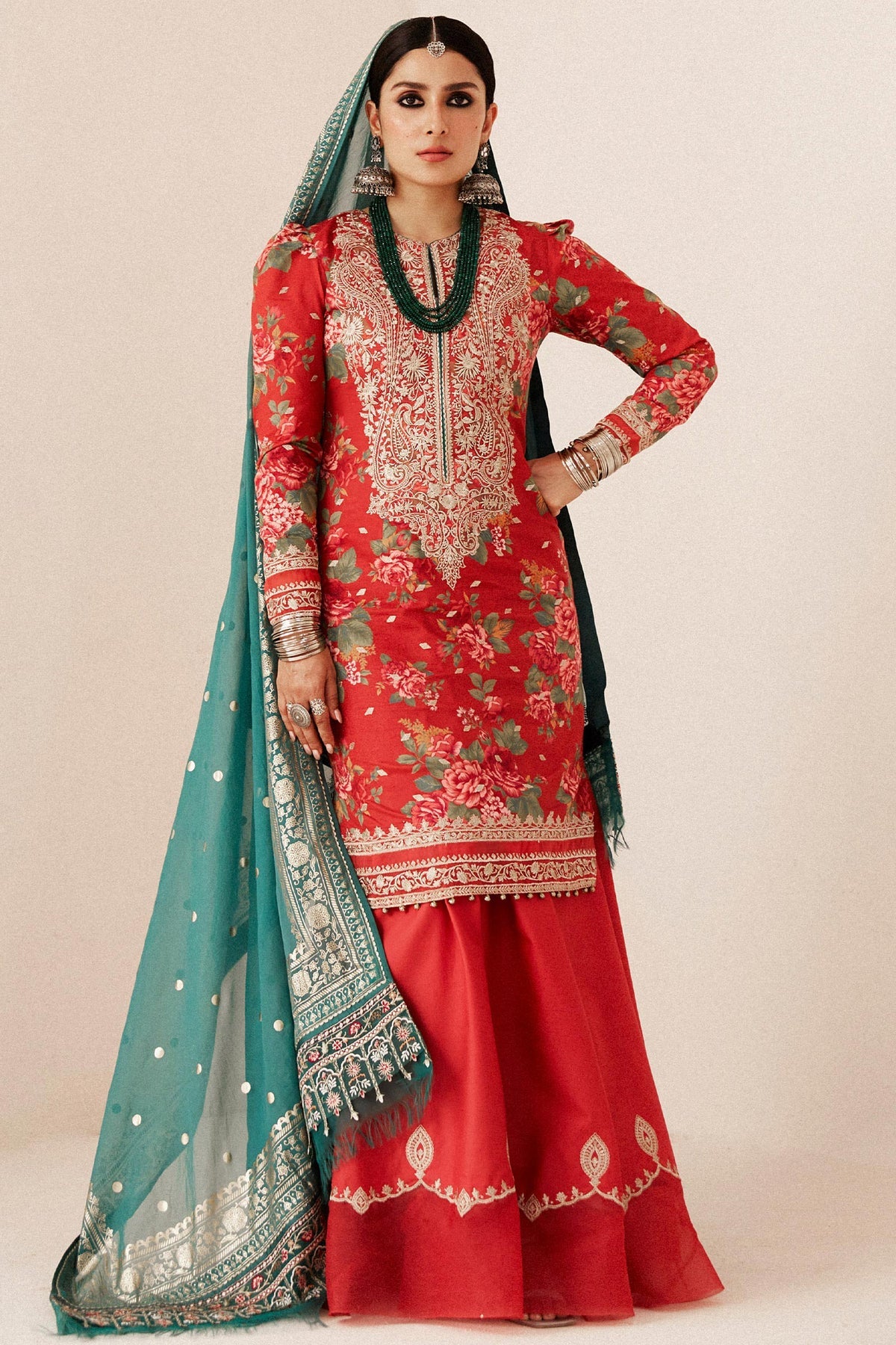 Zara Shahjahan Lawn Unstitched 2024 PHOOL KARI-13B