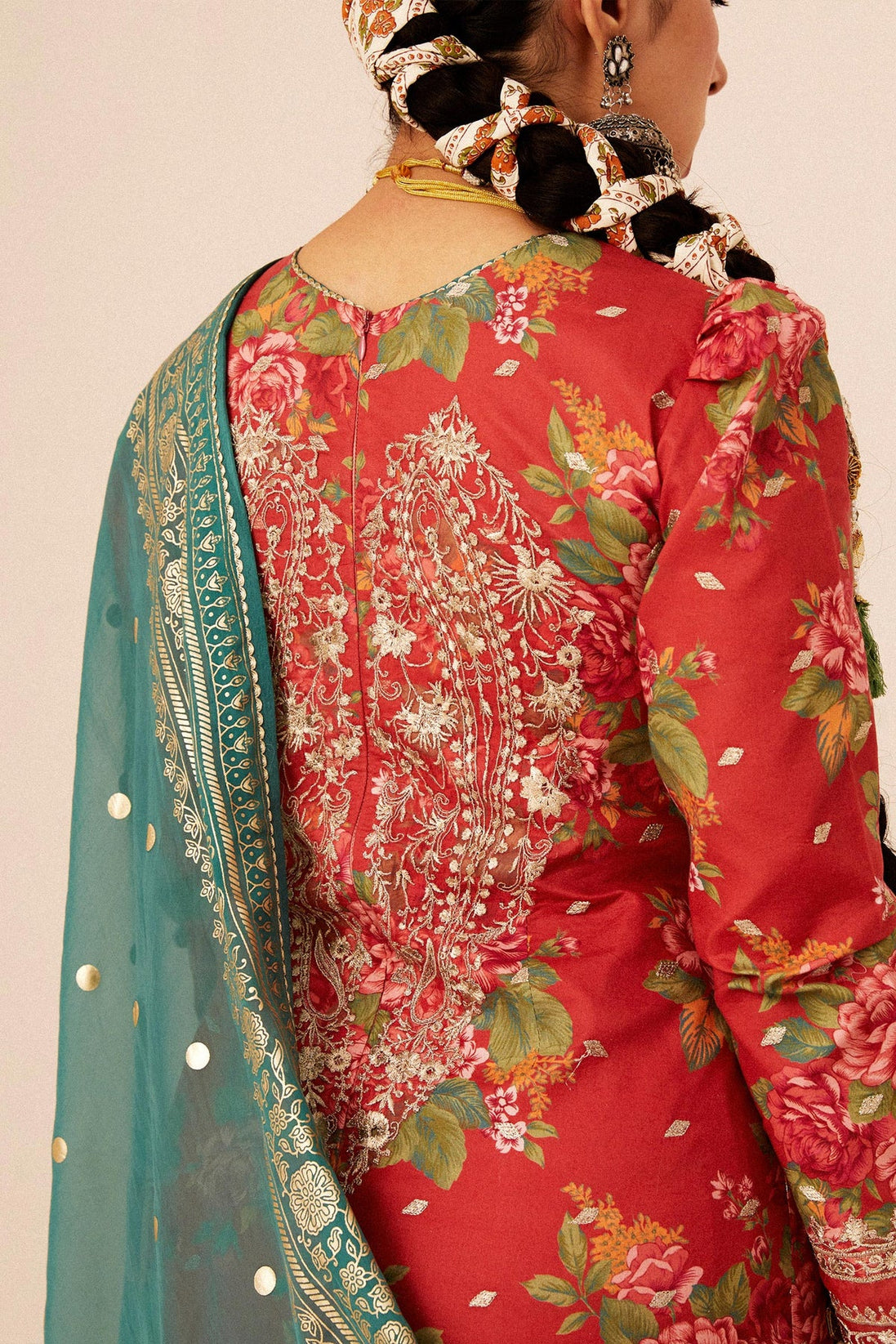Zara Shahjahan Lawn Unstitched 2024 PHOOL KARI-13B