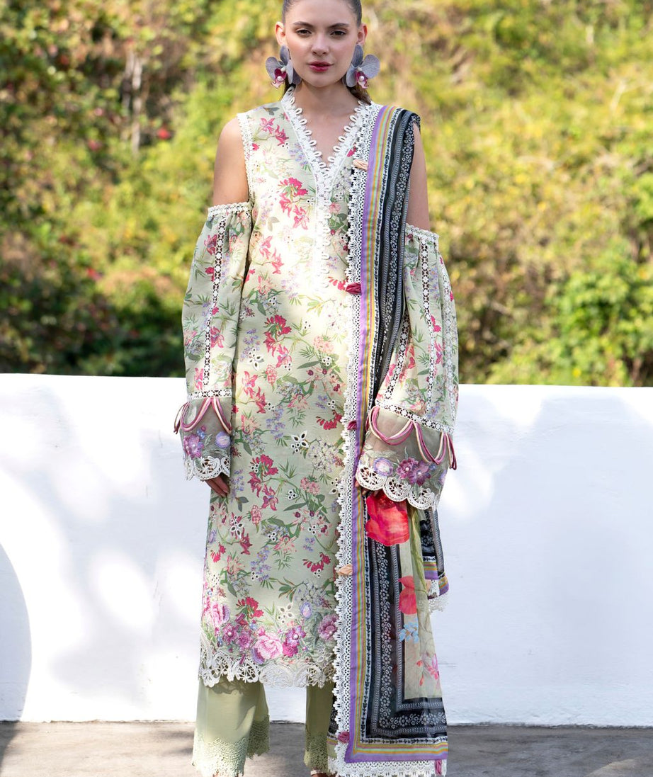 AJR Printkari Lawn`25 AJR#12 Pink Patel