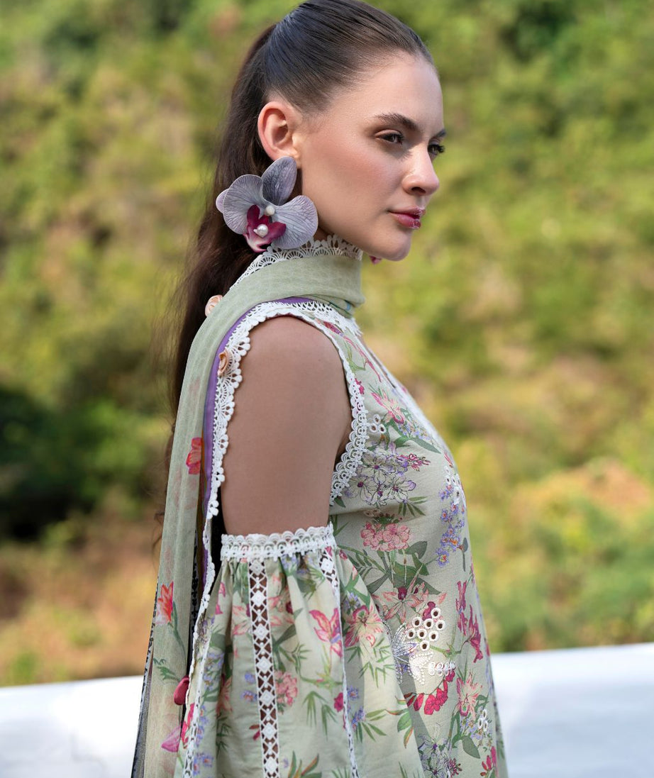 AJR Printkari Lawn`25 AJR#12 Pink Patel