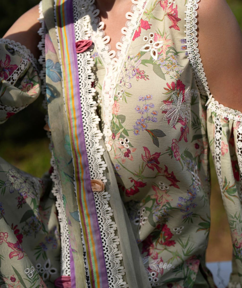 AJR Printkari Lawn`25 AJR#12 Pink Patel
