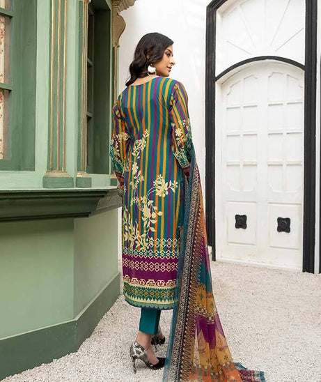 Peridot Rangoli D/Lawn`21 PR#124-B
