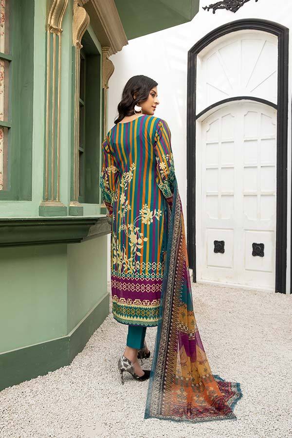Peridot Rangoli D/Lawn`21 PR#124-B
