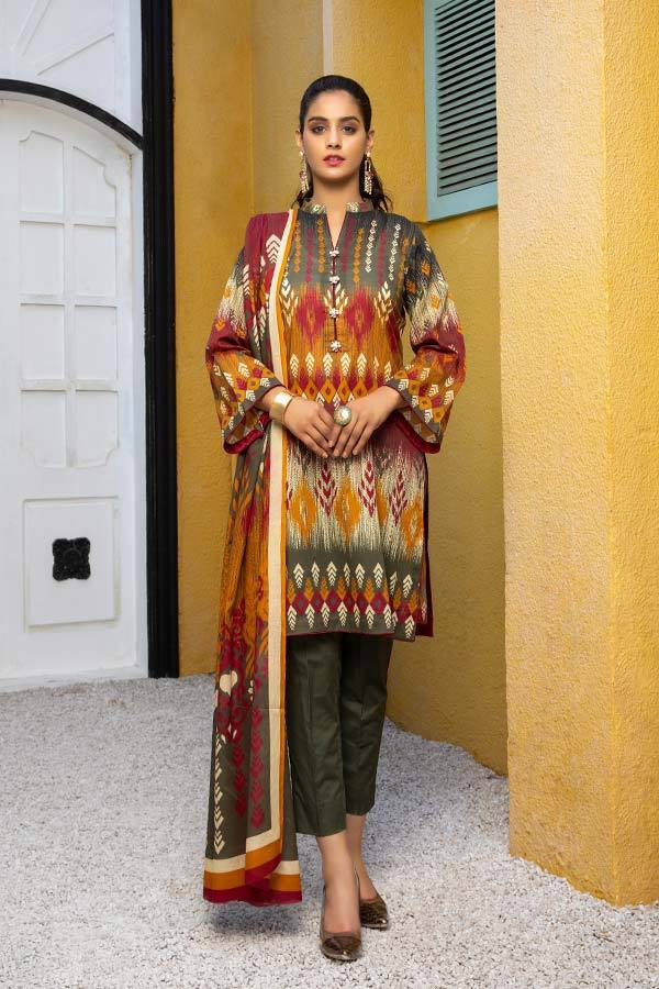 Peridot Rangoli D/Lawn`21 PR#133-B