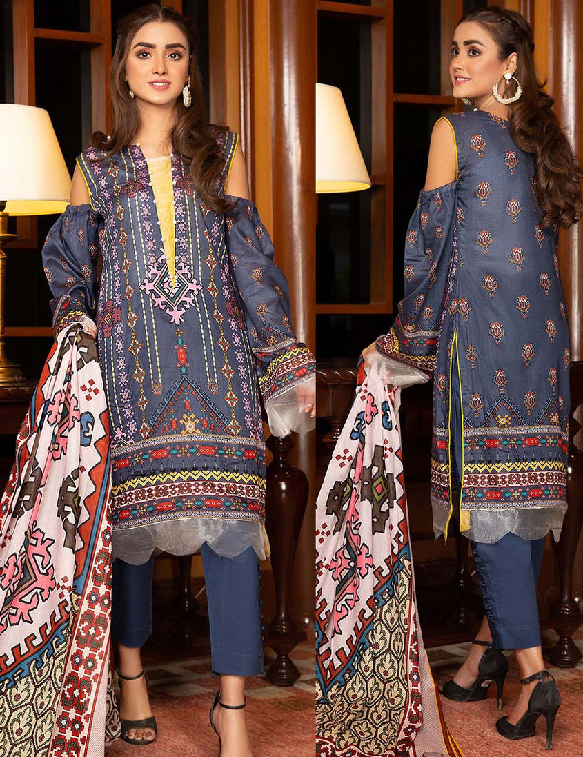 Pretty Robe Bellezea Lawn`21 VOl 2 D#2025