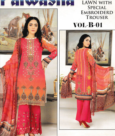 Palwasha D/Emb Lawn`22 (VB-01) D#10