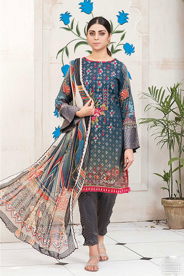 Palwasha D/Jacquard Lawn`22 (Vol-53) D#06